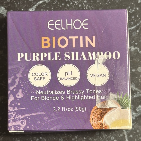 eelhoe Hair Nwp Biotin Purple Shampoo Bar Poshmark